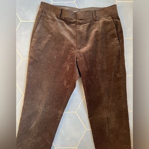 J Crew Ludlow suit pants black corduroy sz 32x32